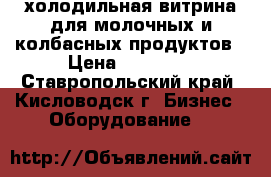 холодильная витрина для молочных и колбасных продуктов › Цена ­ 27 000 - Ставропольский край, Кисловодск г. Бизнес » Оборудование   